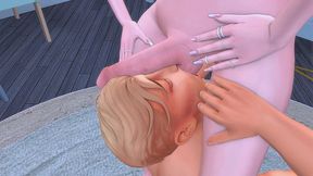 futanari stepsister seduced femboy s brother for hard anal sex and humiliation (sims + anime hentai + sfm)
