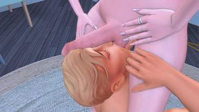 futanari stepsister seduced femboy s brother for hard anal sex and humiliation (sims + anime hentai + sfm)