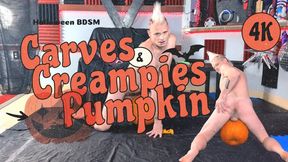 Liam Idols Carves And Creampies Pumpkin Halloween BDSM - 4K