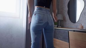 wetting my jeans a lot! desperation pee