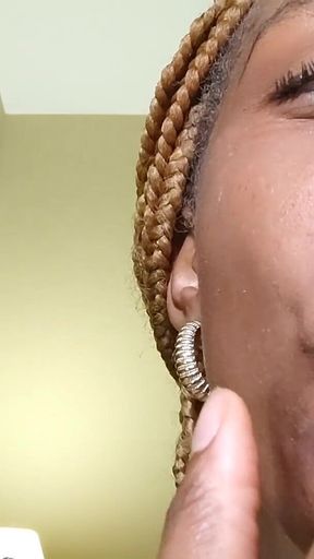 Nose Picking Snots Nostrils Frontal Camera POV