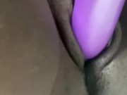 Dildo fucking wet pussy