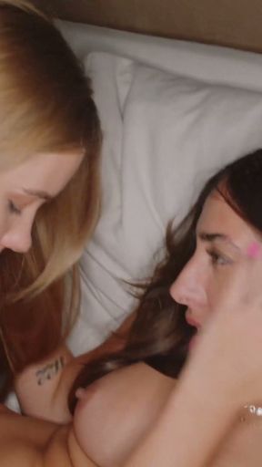 Ryana and Ale Danger curious best friends experiment with big knobs together   Clip 1