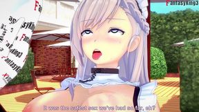 belfast invites me to lunch - red - azurlane - watch full movie and pov version on sheer & ptrn: fantasyking3