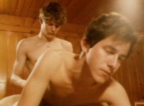 Two sexy young guys on a booty call