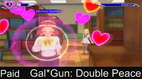 Horny Anime Girls from Gal*Gun Get Shot Full of Cum in Steamy Action