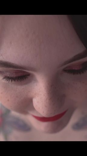 A Girl Is Messing with a Macro Camera