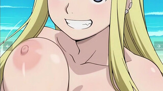 Winry Rockbell naturism at the beach (Source: Pinku AI)