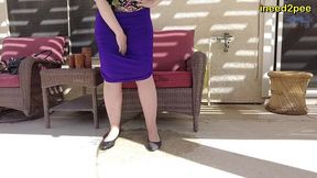 pornstar caroline pierce pissing panties and blue skirt