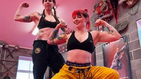 Duo bjj girl mixed grapple