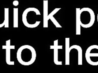 Took a quick pee previous to heading to the hangout