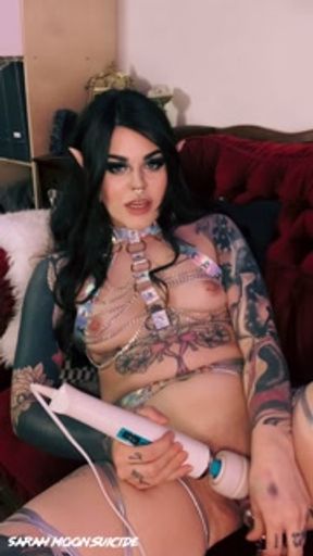 Sexy elf tells you exactly how she wants you to stroke your cock (JOI)