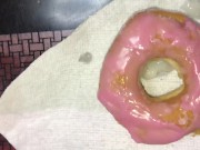 Sweden Demands I Give Her More Frosting! - Oral - Cum On Food - Donut