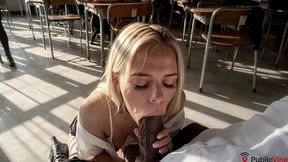 the new english teacher had just arrived for class when i fucked her uncontrollably in front of the whole class! she begged me not to stop![ai]