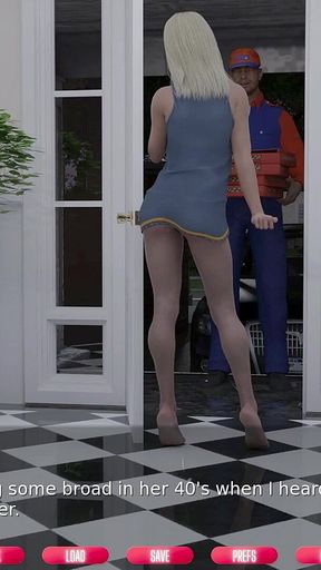 Naughty Neighbours - V0.57 - Libby Showed Her Boobs to the Delivery Guy to Get the Pizzas for Free