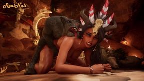 Goatman Takes On A Hot Girl Hard Cock Monster 3d Porn Wild Life