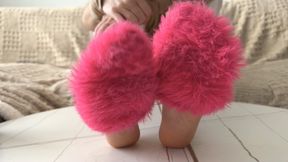 Fuzzy Socks Tease. Making You Melt Under My Playful Control