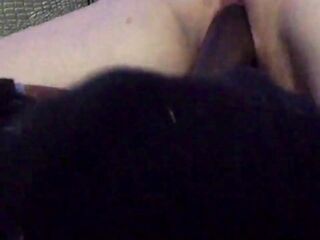 Bent over, back arched, I begged him to breed me. “I wish your cum in me, right now.” When this chab exploded deep inside, I moaned like I’ve at no time moaned before. That creampie was exactly what I needed.