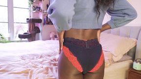 vanniall shows how she tucks her big dick