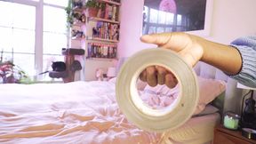 vanniall shows how she tucks her big dick