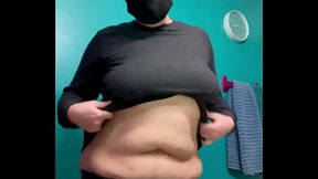 Strip tease while my bath runs