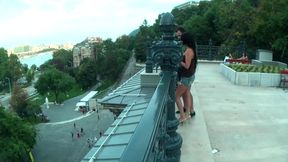 Picked up a brunette babe for ass fuck