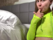 Big Mouth Teen Sucks Big Dick - Dental Gag Fetish - Jamie Stone