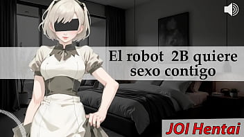 JOI ASMR con 2B. Necesito semen amo, usame muy fuerte sin parar.