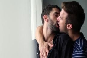large knob homosexual ass job And cumshot