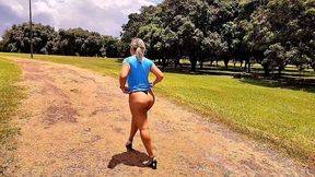 showing off in a public park and giving my ass to vagninho s big dick to fuck. luna oliveira e vagninho