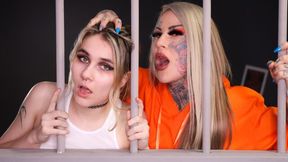 Adalind Gray and Evilyn Ink are enjoying double dick-sucking