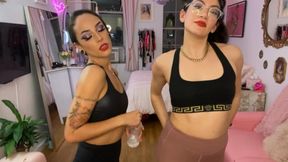 YOGA BABES KICK YOUR WEAK ASS