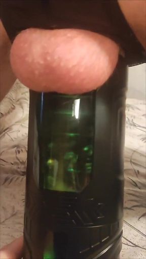 I Make My Husband Enjoy with Electric Masturbator and Ball Massage, He Must Be Quiet!