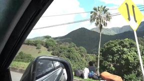 maggiequeen and ashley grey fucking on the backseat