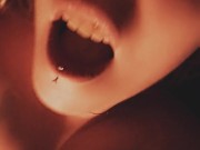 Four fingers deep in your pretty little kitten as she moans