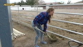 cheyenne jewel pisses her skintight jeans