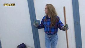 cheyenne jewel pisses her skintight jeans