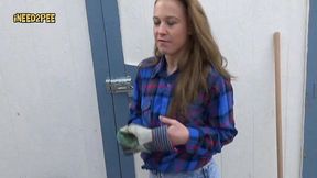 cheyenne jewel pisses her skintight jeans