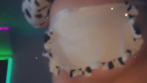 Ssbbw princess dresses up as a sexy cow....would you milk these boobs?