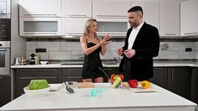 cookery show host shalina devine halts filming to enjoy a dp threesome gp3231