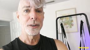 ”ManPuppy: Richard Lennox Jerks His Dick While Being Toy Screwed On Cam”