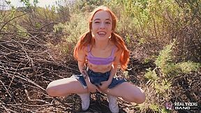 Madi Collins In 18+ - Sexy Little Ginger Loves To Flash And Bang Hard