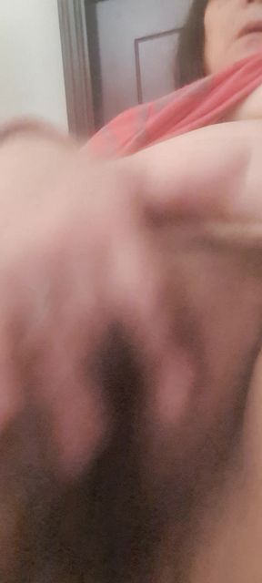 Horny Mom, Showing off Her Body and Her Pussy Is Really Hairy