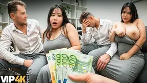 VIP4K. Delicious asian pussy for dinner