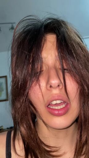 Unforgettable moment from &quot;Petite teen squeals with pleasure as she enjoys a huge cock and enjoys a great creampie&quot;