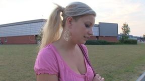 Big Boobs, Blonde Hair, And A Pussy Covered In Cum