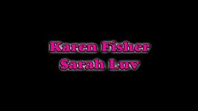 karen fisher and sara luvv lesbian fingering session