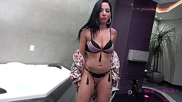 Carol Corrales - Fui no motel com Ed Junior e só tomei no cuzinho (anal total)