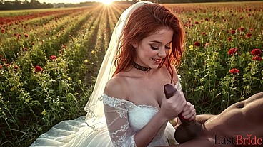 Groom's friend fucked young bride hard while husband was talking to guests [AI]