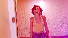 Teamskeet - passionate stepsis dances for her stepbro and jiggle her booty on top of his hard pecker
